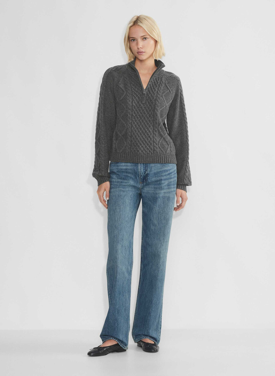 boreal genser med 14 glidelås heather charcoal