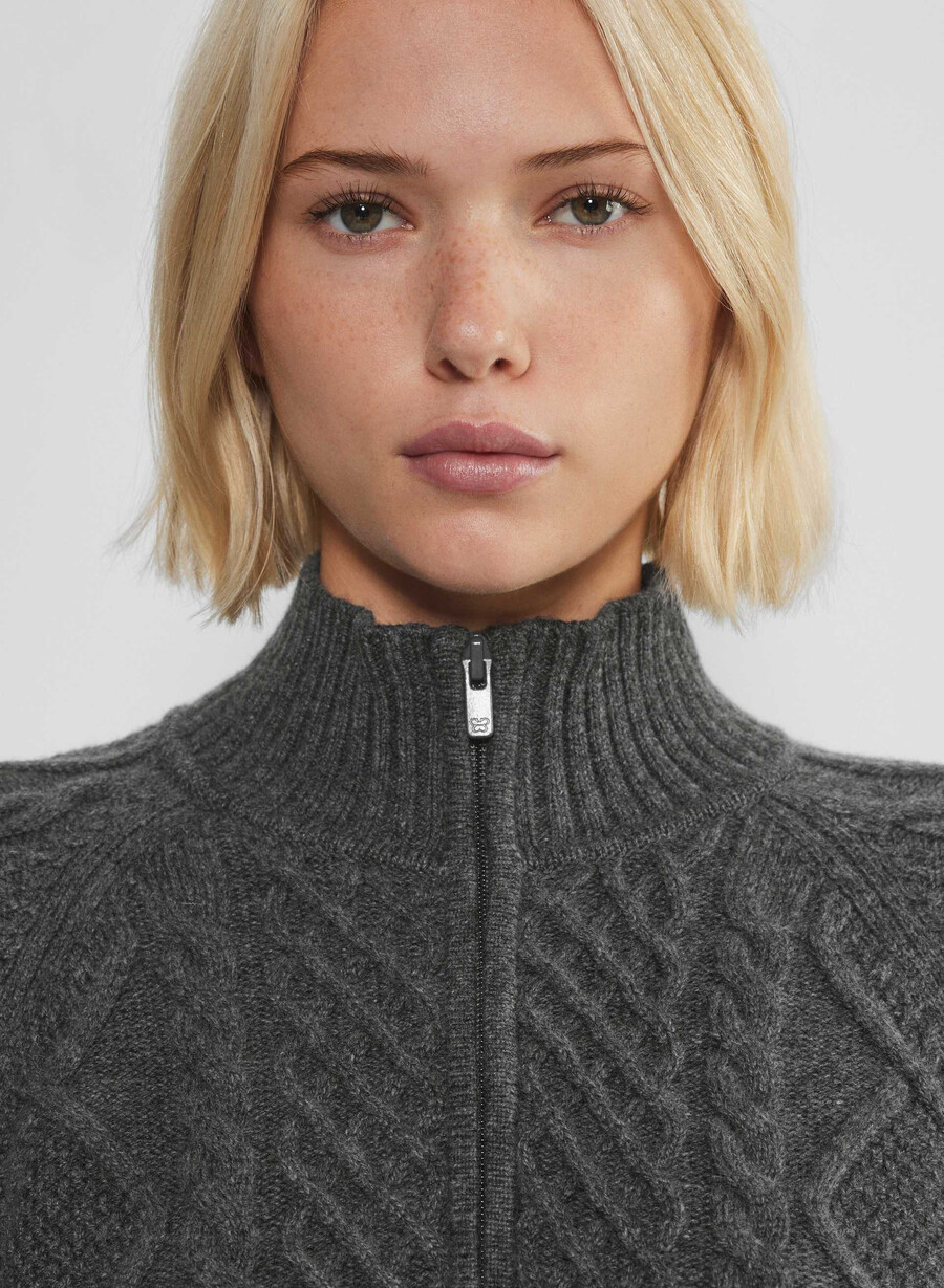 boreal genser med 14 glidelås heather charcoal