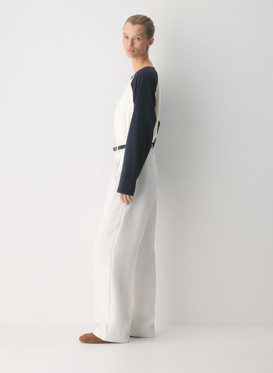 the effortless pant lo-rise - crepette lys bjØrk