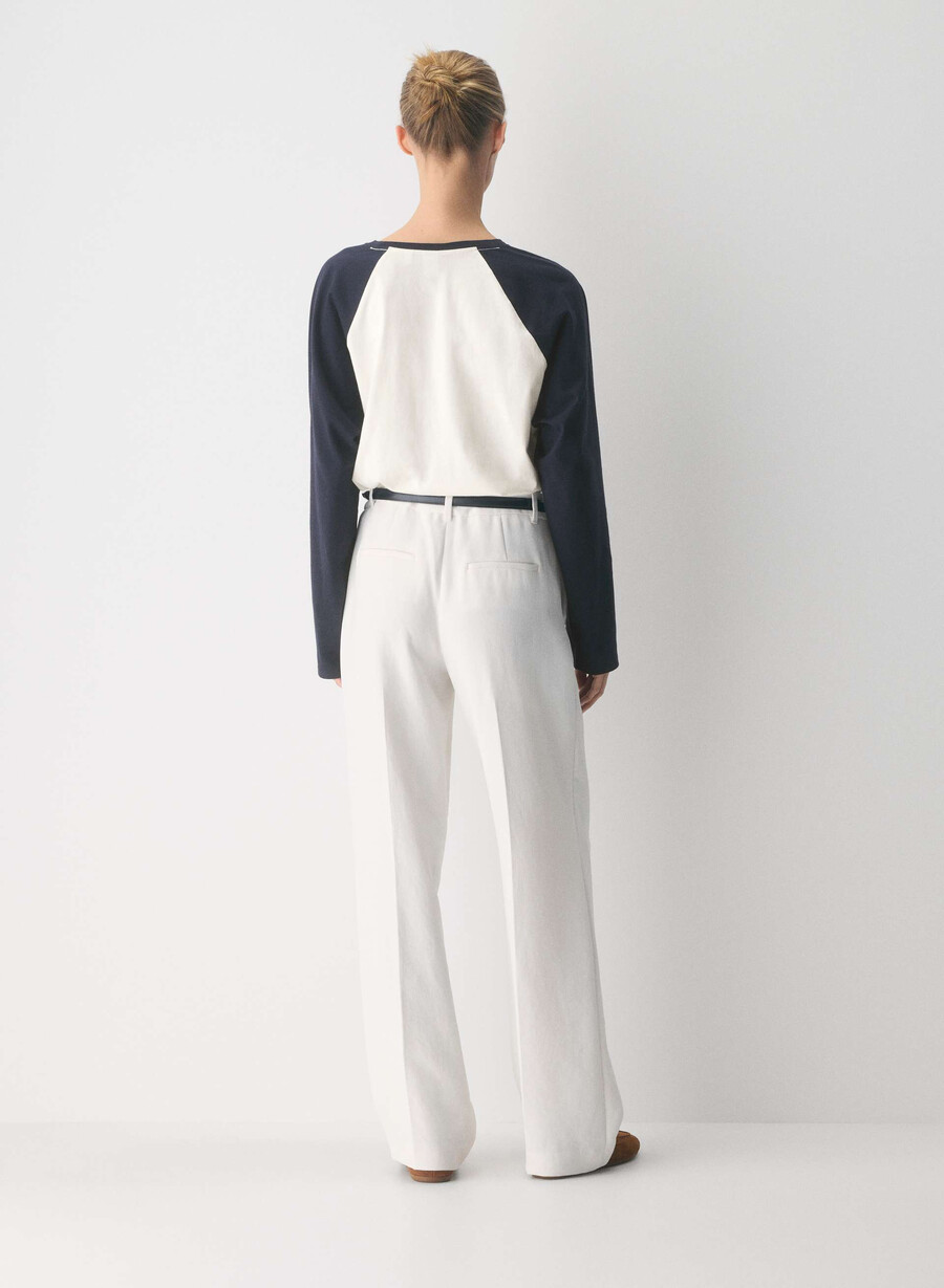 the effortless pant lo-rise - crepette lys bjØrk
