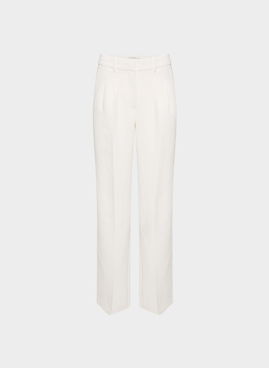 the effortless pant lo-rise - crepette lys bjØrk