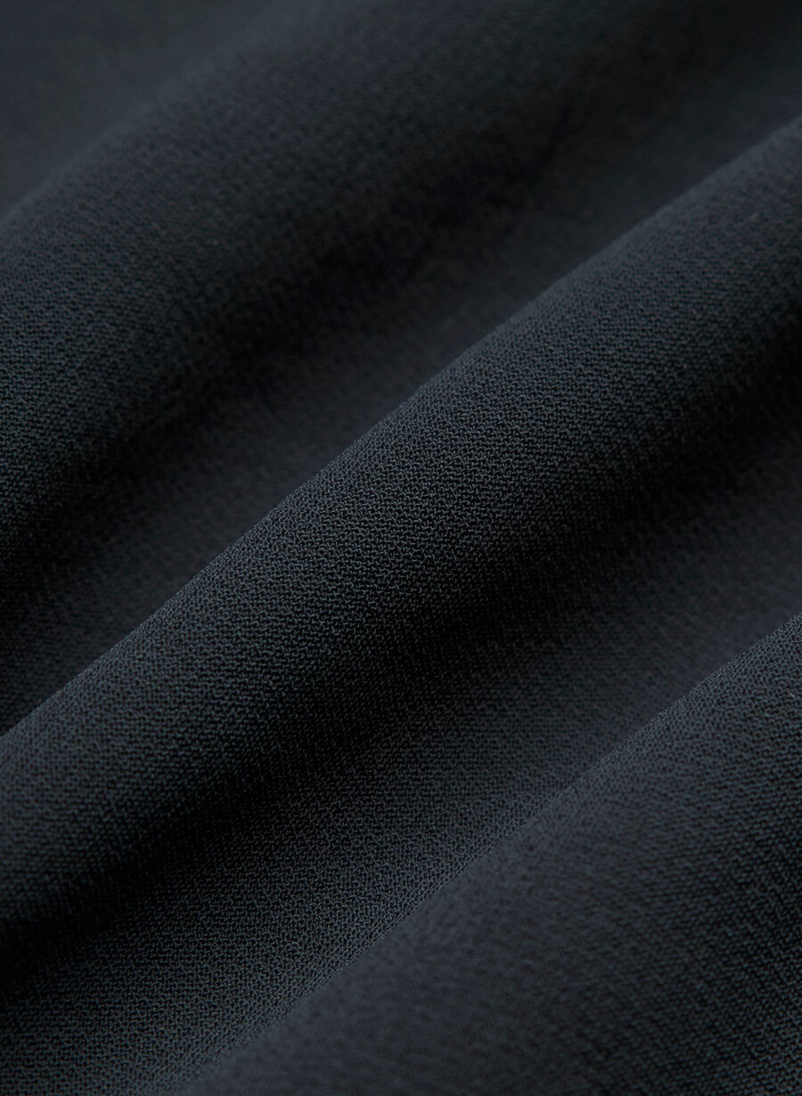 the effortless pant lo-rise - crepette mØrk navy