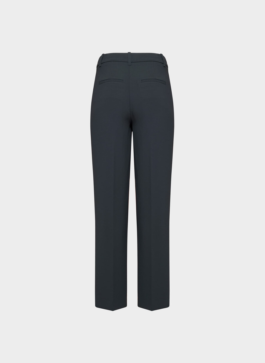 the effortless pant lo-rise - crepette mØrk navy