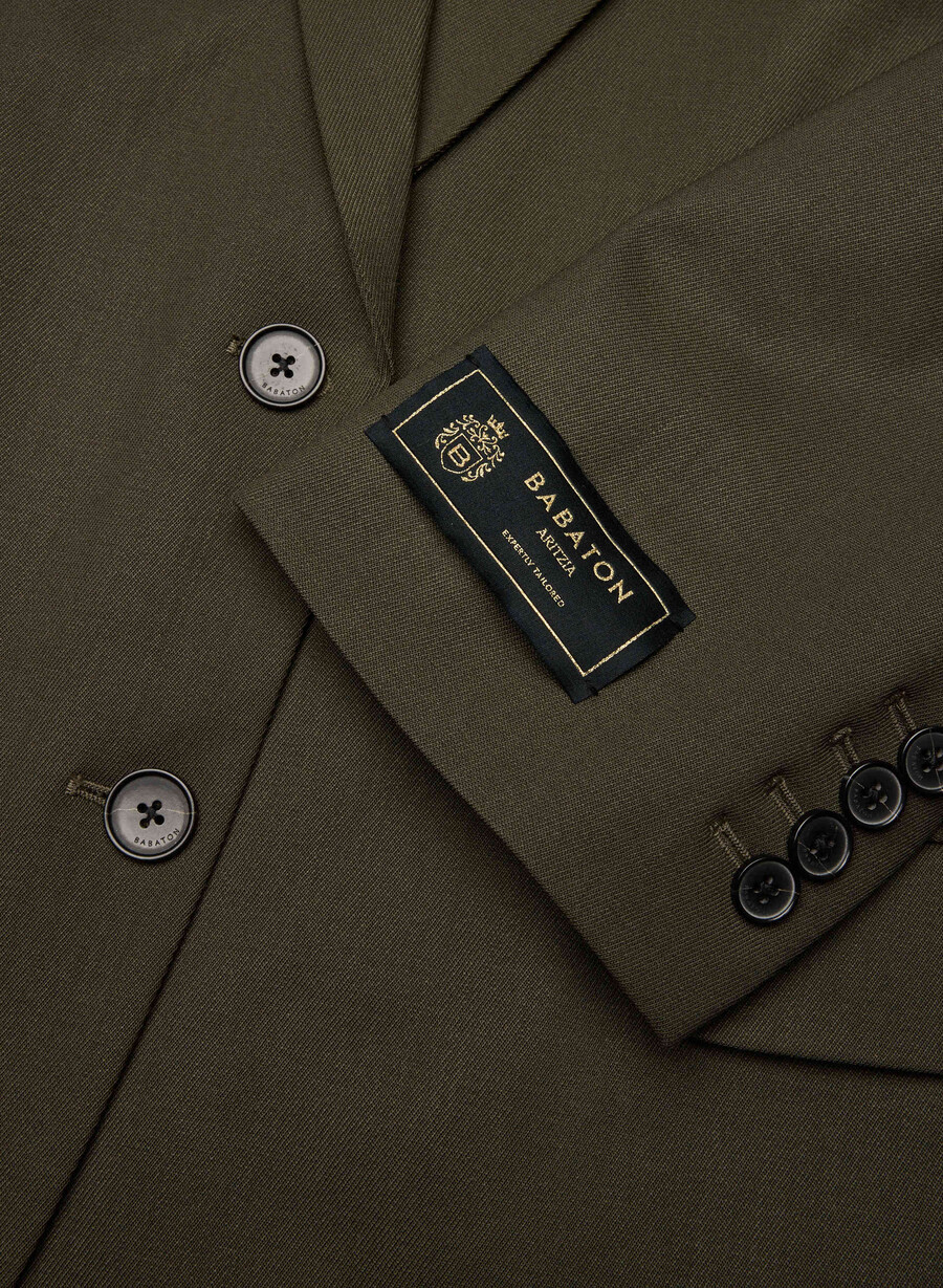 vogue blazer - city wool mØrk oliven