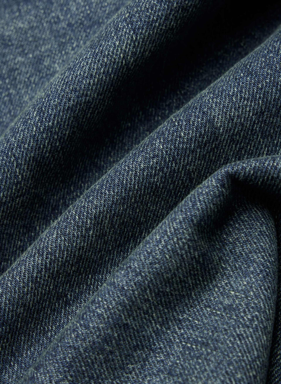 denim forum farrah high-rise wide jean be about dark bleu