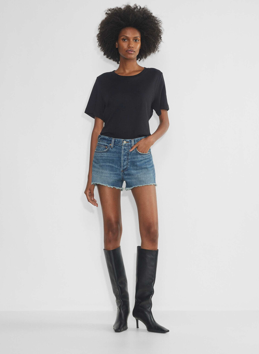 denim forum ekskjæresten høyt skarpe denimshorts 5 År kiss n tell svart