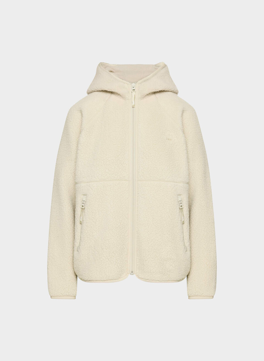 polartec thermal pro raglan-hettegenser med glidelås mullein
