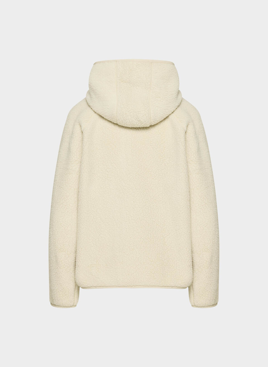 polartec thermal pro raglan-hettegenser med glidelås mullein