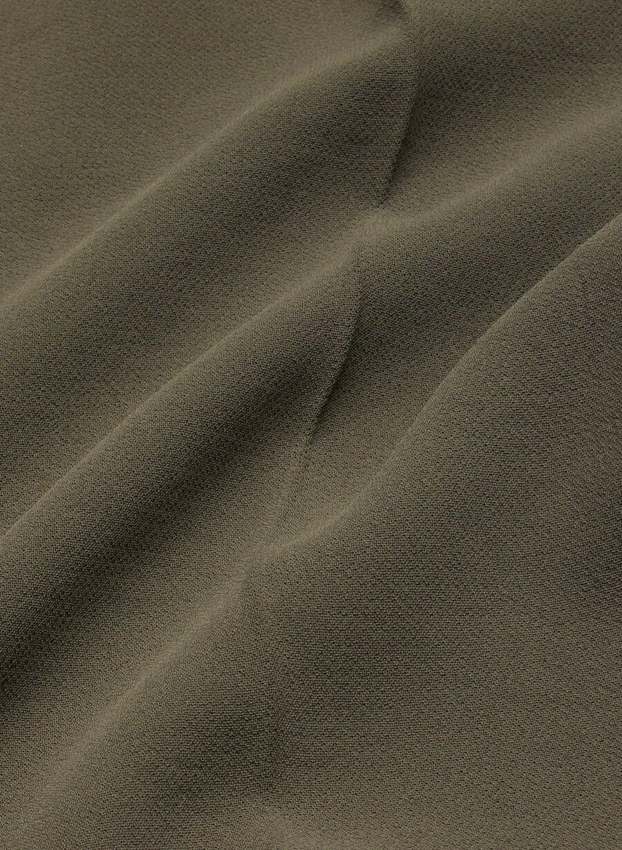 the effortless pant wider – crepette mØrk oliven