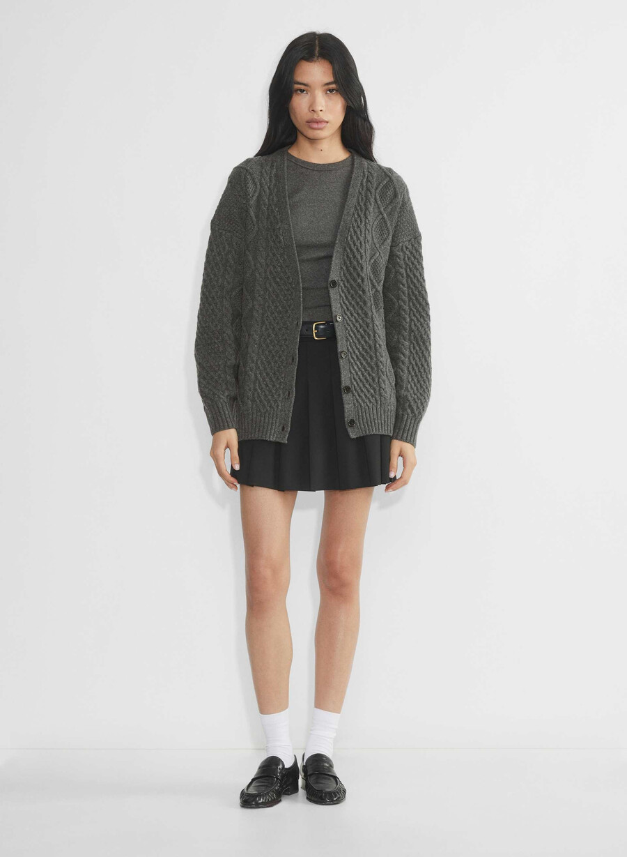 peggy cardigan mørkgrønn