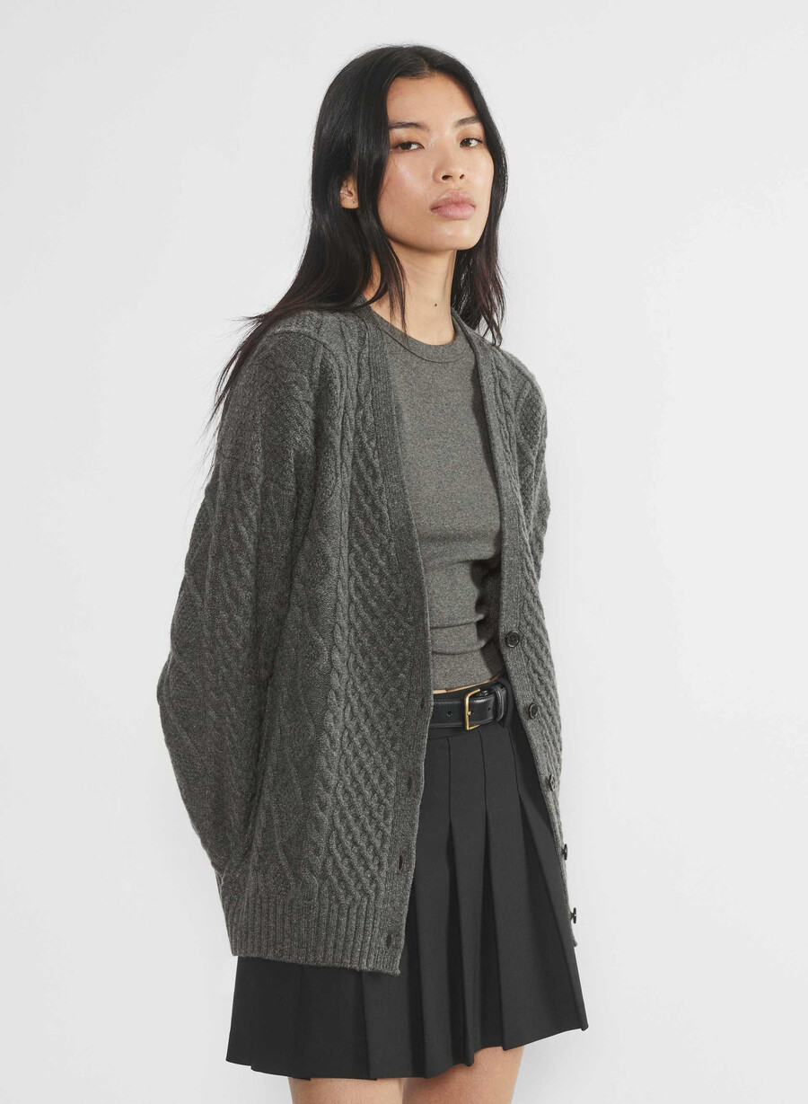 peggy cardigan mørkgrønn