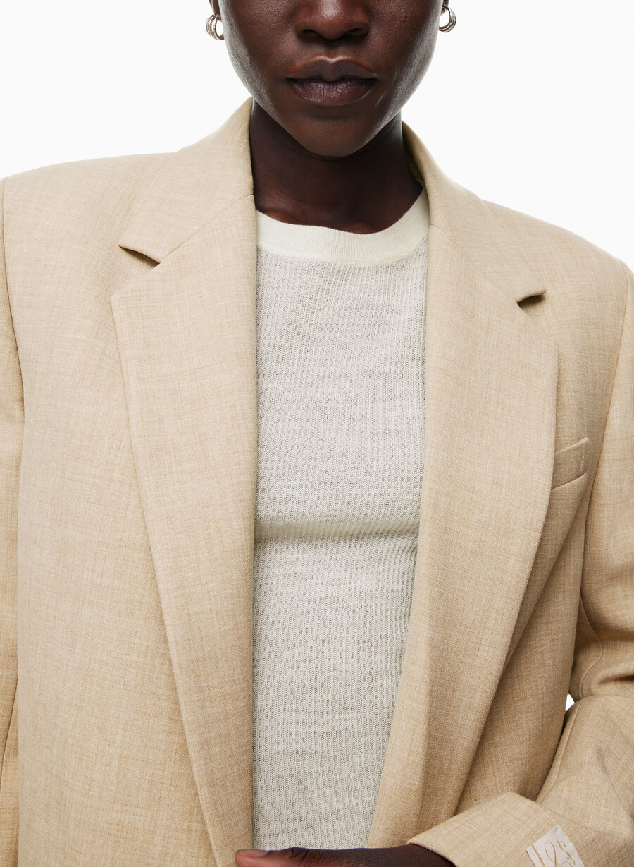 generasjonsblazer - reessensiell havregryn beige