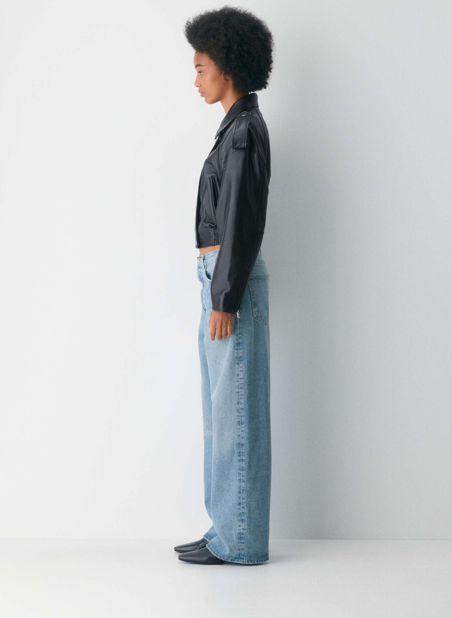 agolde lavsittende baggy jeans libertine