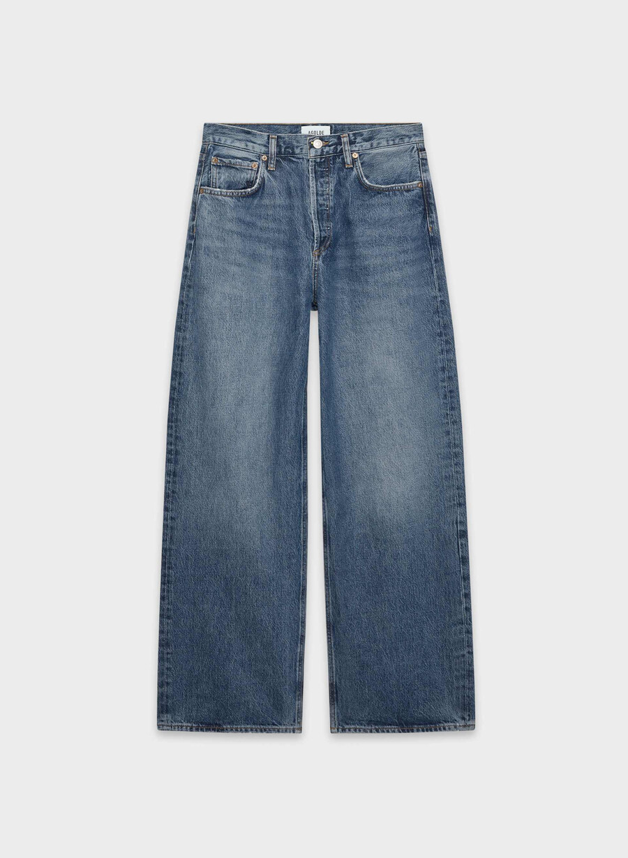 agolde lavsittende baggy jeans essence