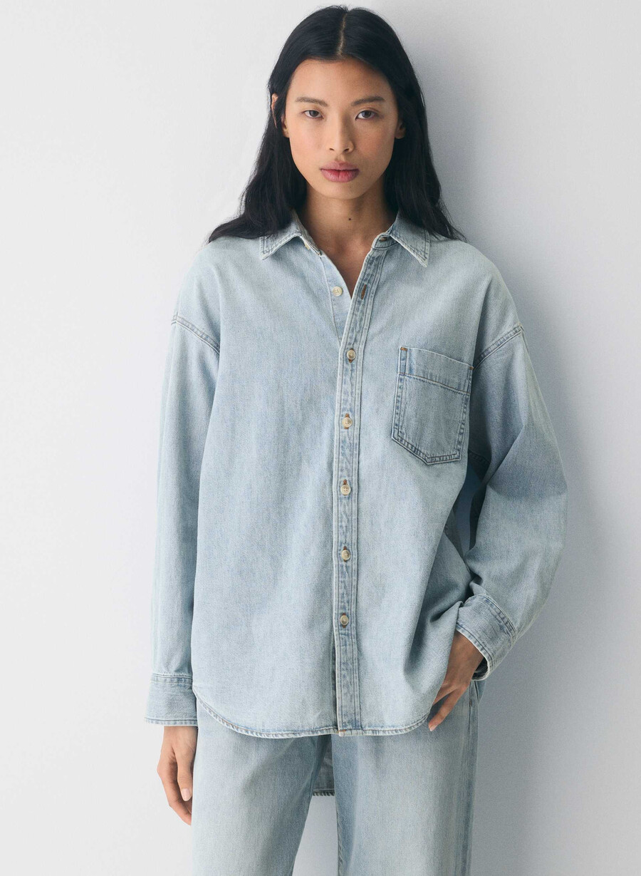 denim forum komfortabel denimskjorte fra 80-tallet 15 år brl thr bleu