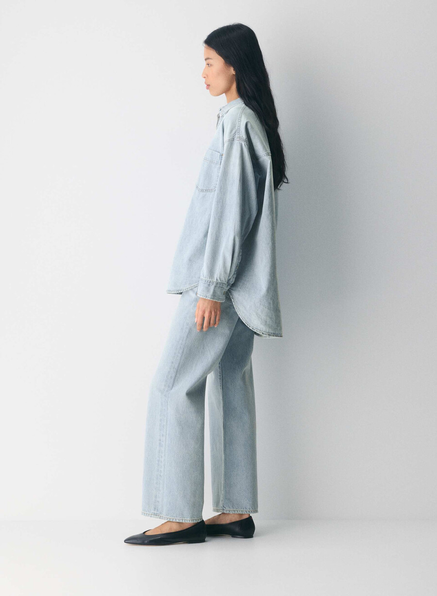 denim forum komfortabel denimskjorte fra 80-tallet 15 år brl thr bleu