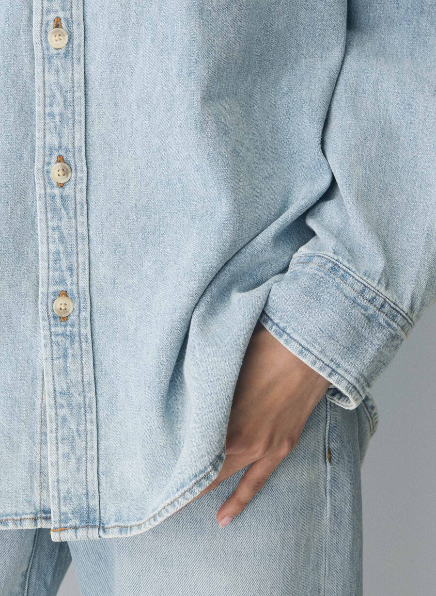 denim forum komfortabel denimskjorte fra 80-tallet 15 år brl thr bleu