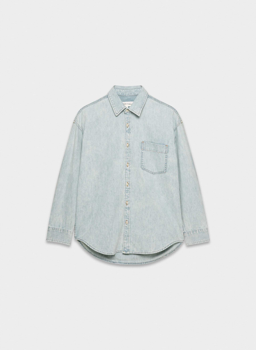 denim forum komfortabel denimskjorte fra 80-tallet 15 år brl thr bleu