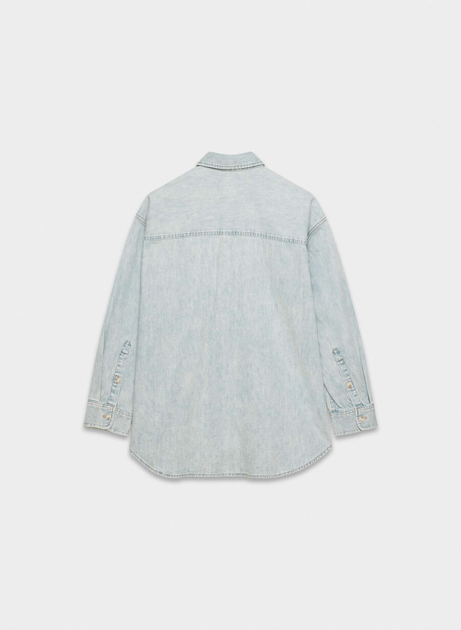 denim forum komfortabel denimskjorte fra 80-tallet 15 år brl thr bleu