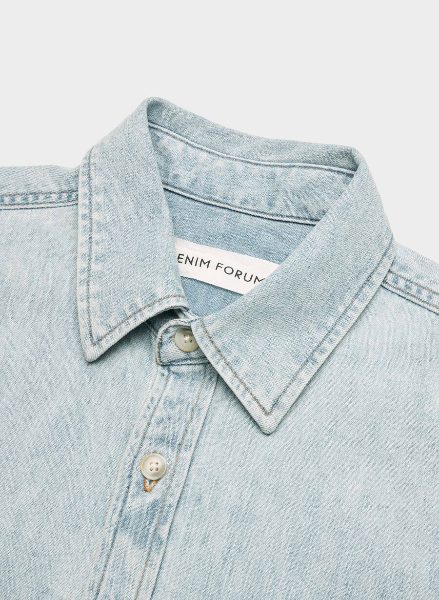 denim forum komfortabel denimskjorte fra 80-tallet 15 år brl thr bleu