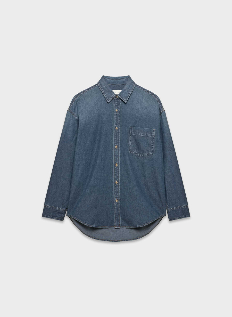 denim forum komfortabel denimskjorte fra 80-tallet be about mØrk blÅ