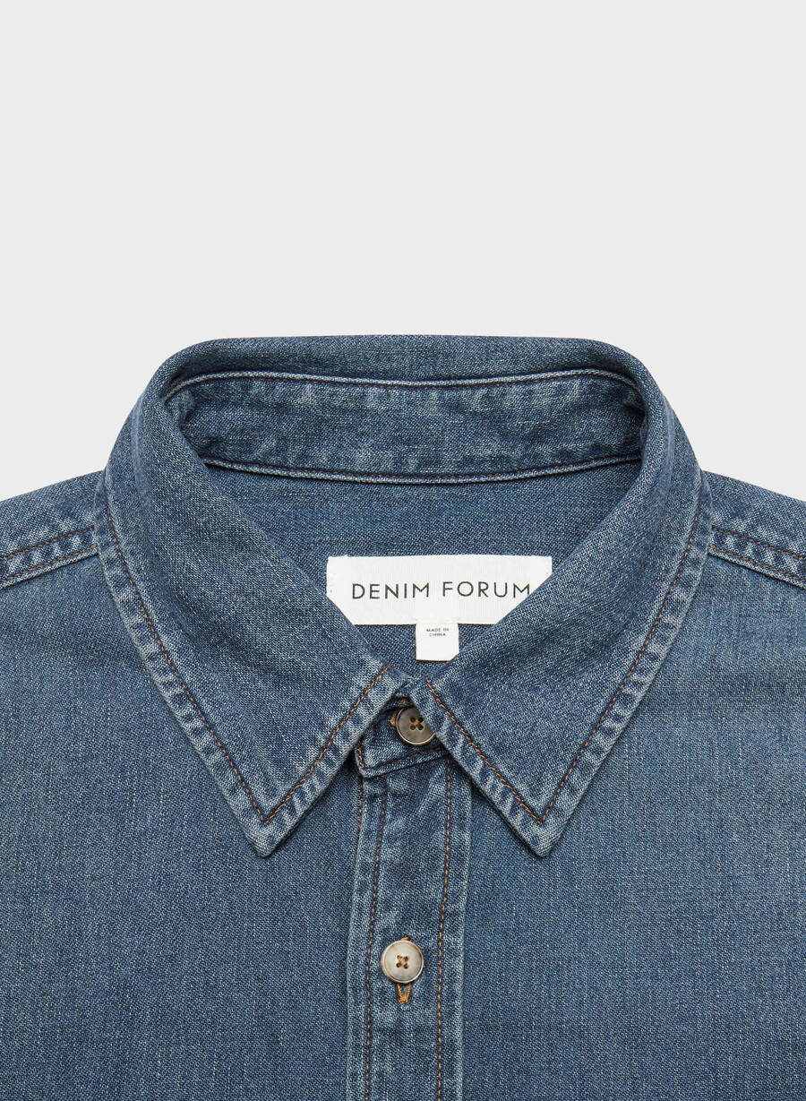 denim forum komfortabel denimskjorte fra 80-tallet be about mØrk blÅ