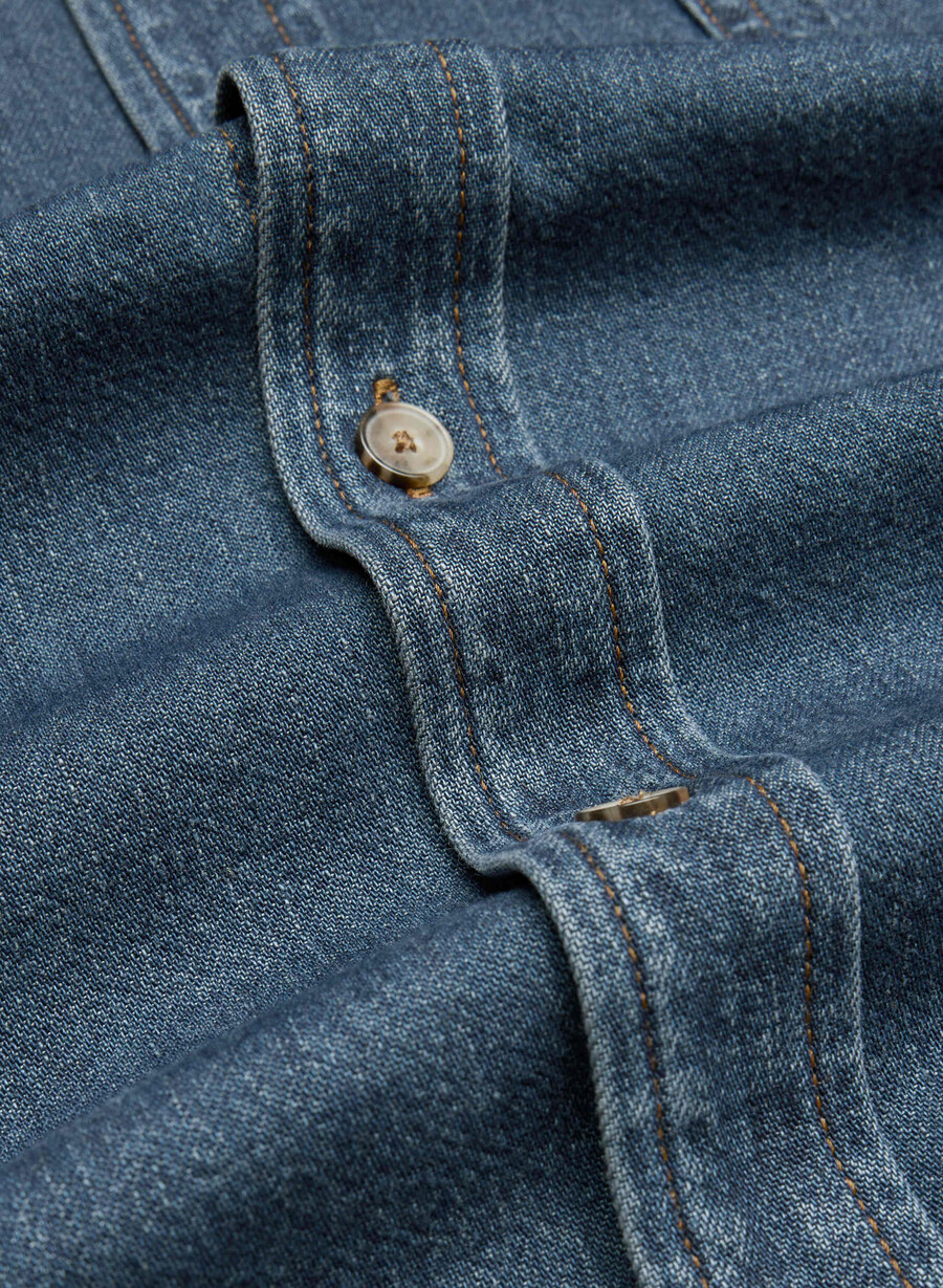 denim forum komfortabel denimskjorte fra 80-tallet be about mØrk blÅ