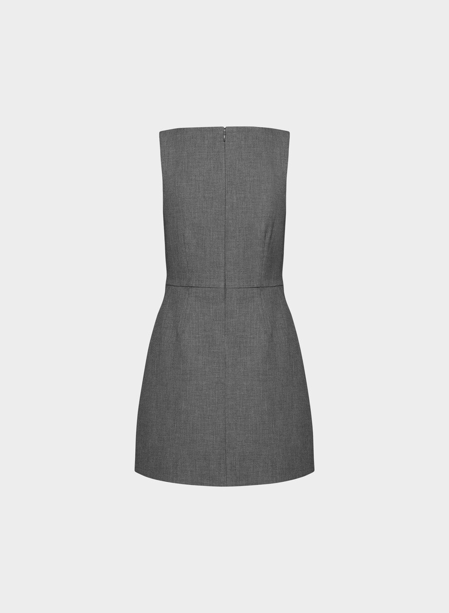 bond-kjole - reessential heather charcoal