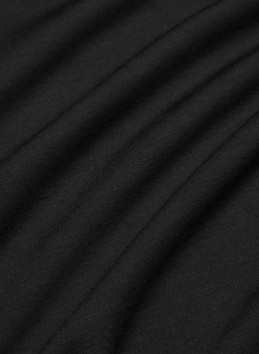 saturn midi-kjole svart