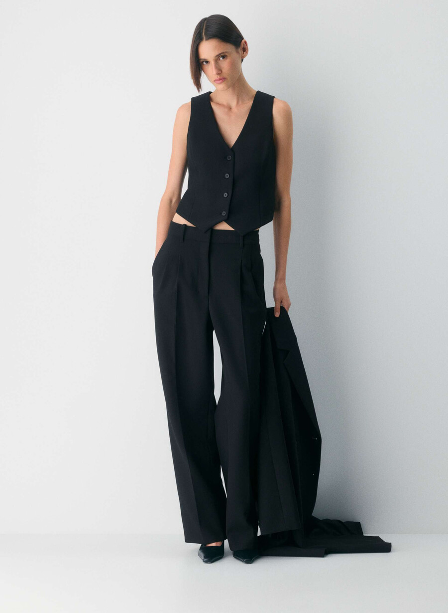 deniro vest - reessential svart