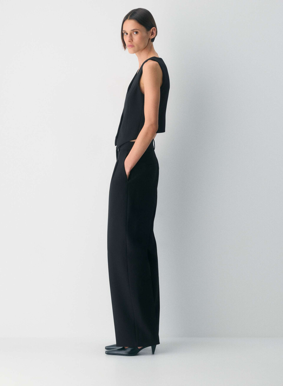 deniro vest - reessential svart