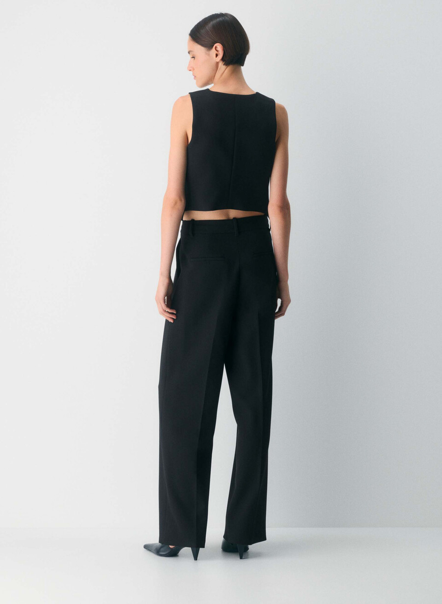 deniro vest - reessential svart