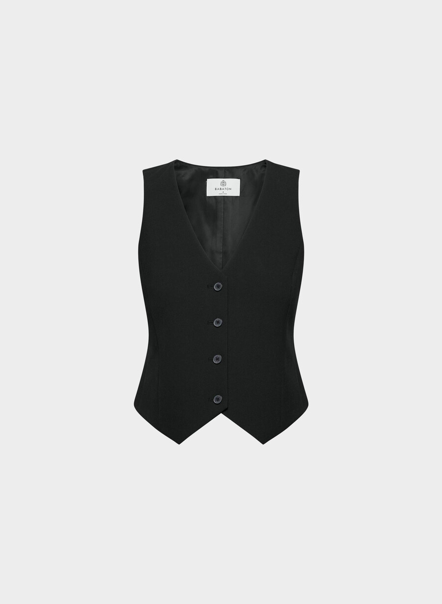 deniro vest - reessential svart