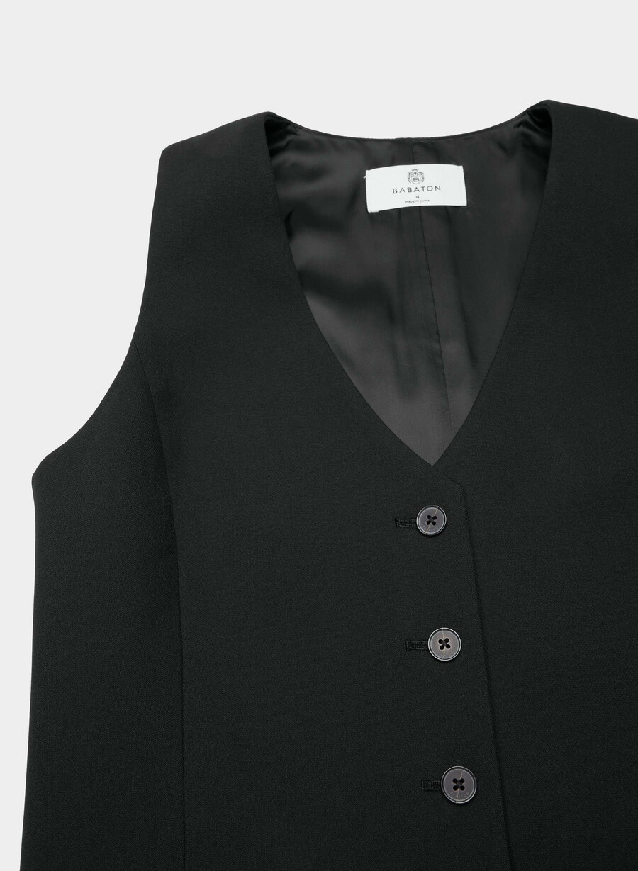 deniro vest - reessential svart