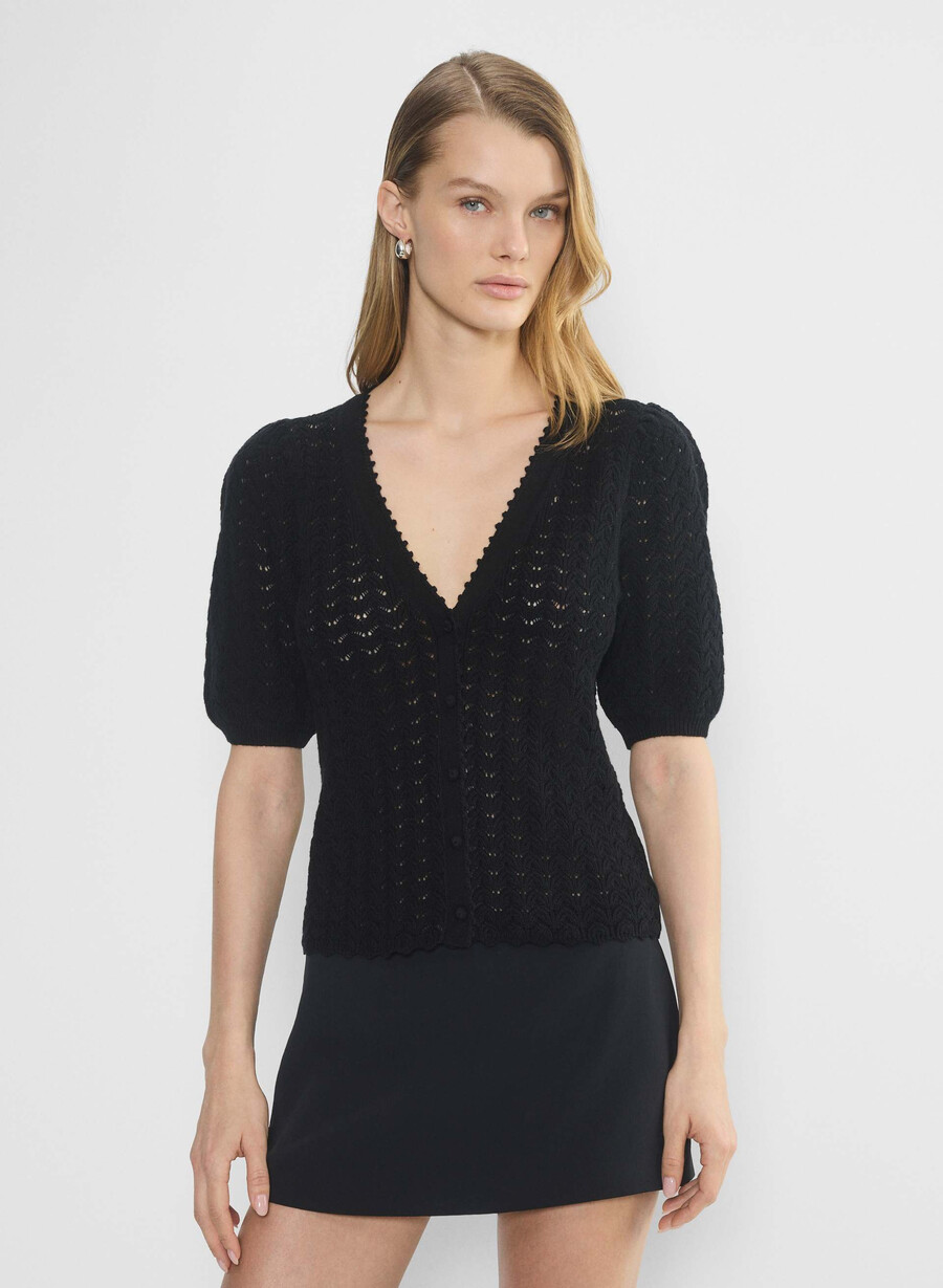 fika cardigan svart