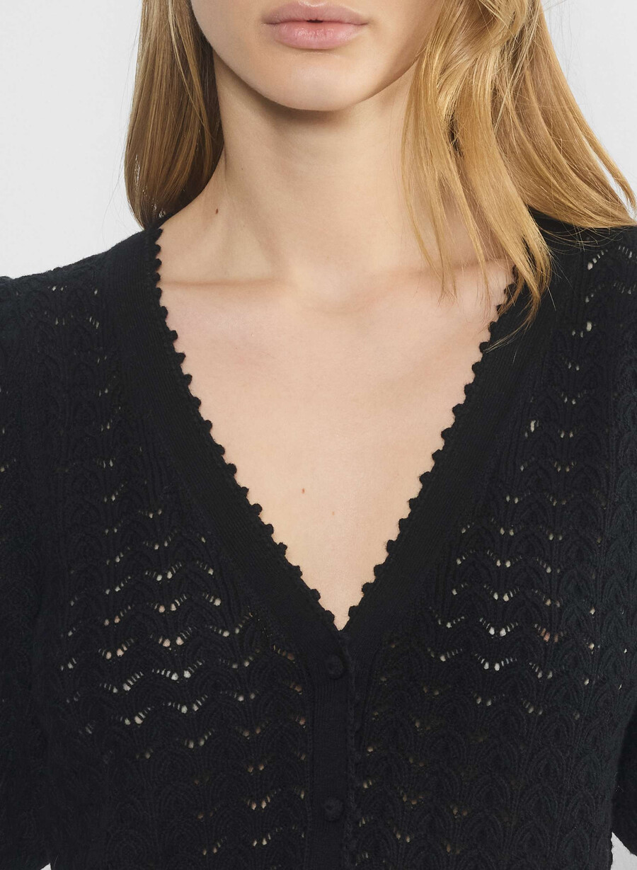 fika cardigan svart