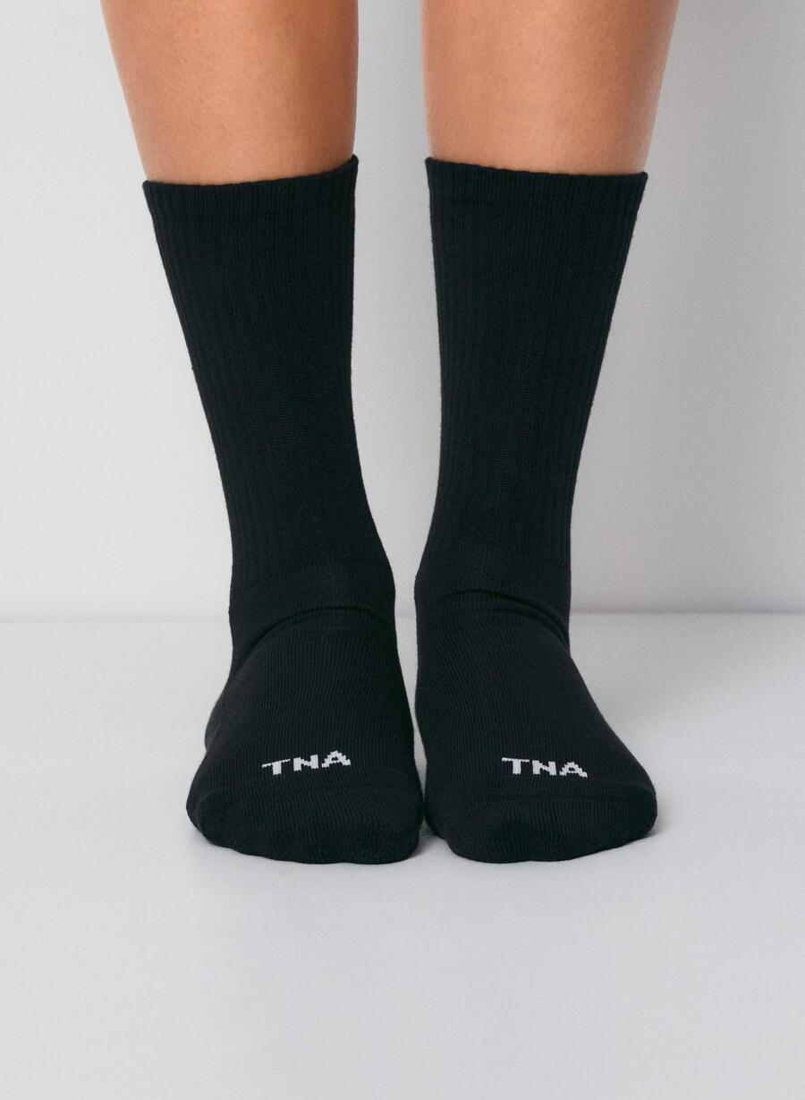 best-ever crew sock 5-pakning svart
