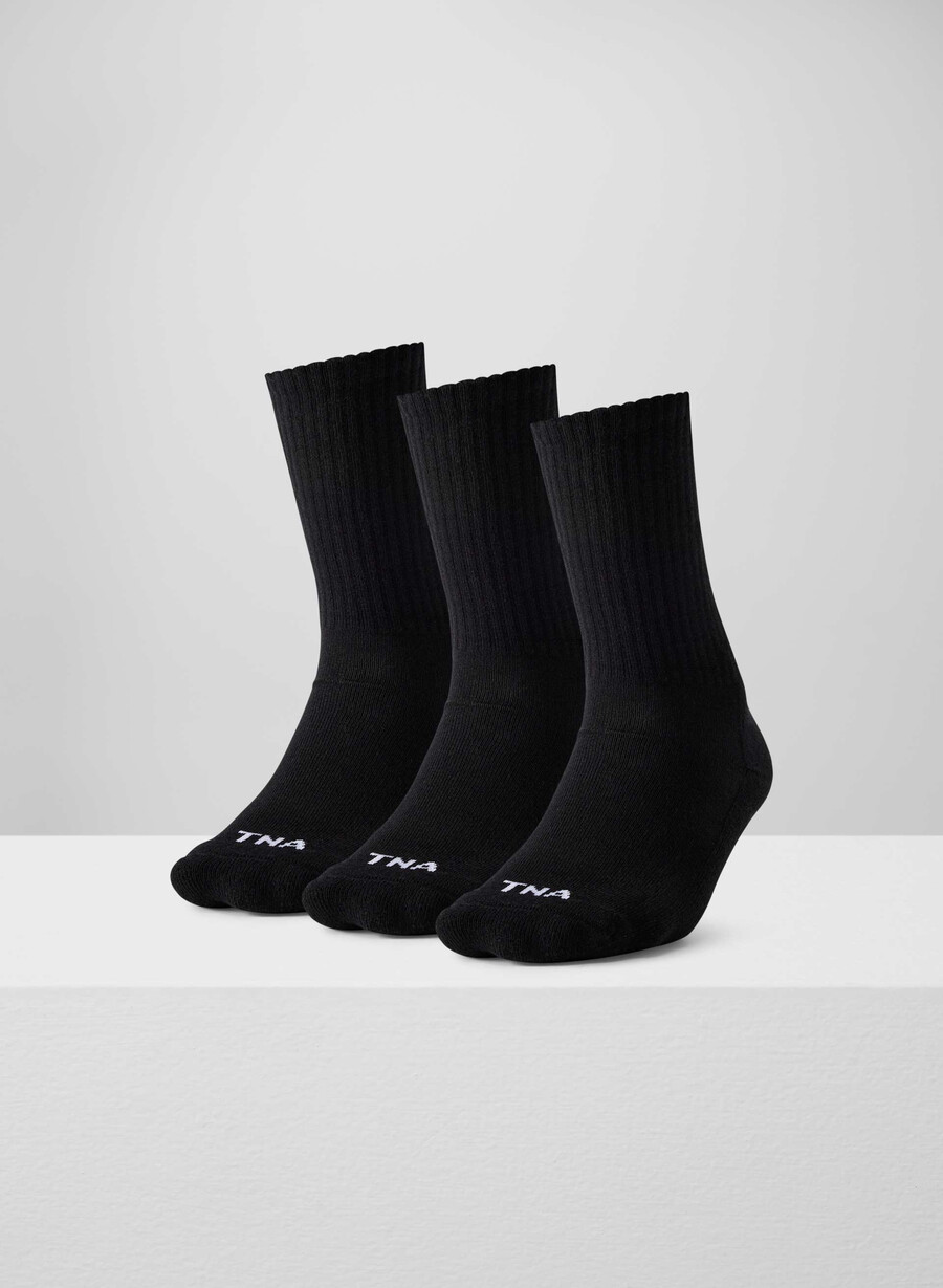 best-ever crew sock 3-pakning svart