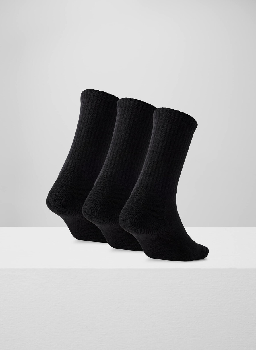best-ever crew sock 3-pakning svart