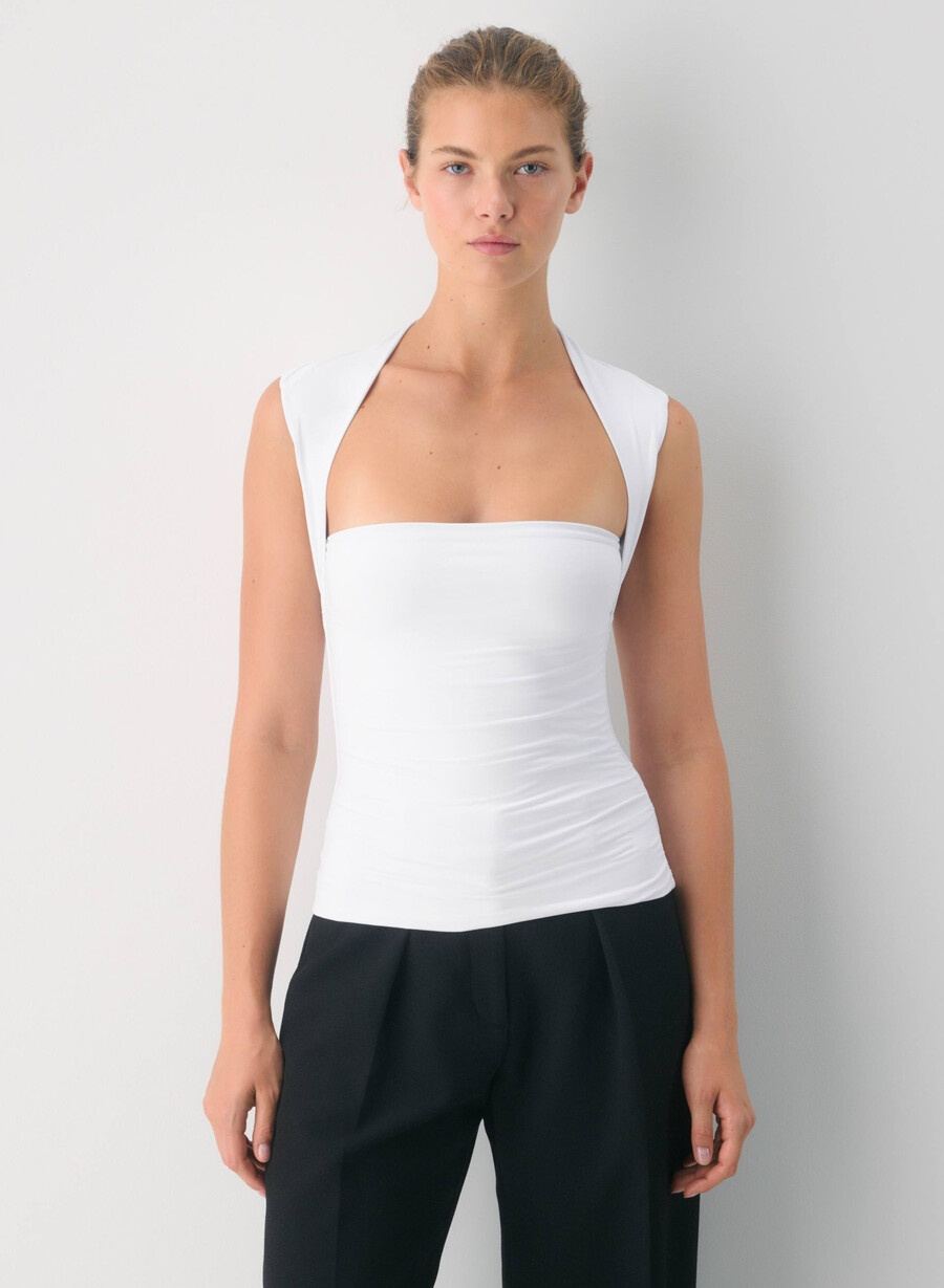 original contour flourish topp lyshvit