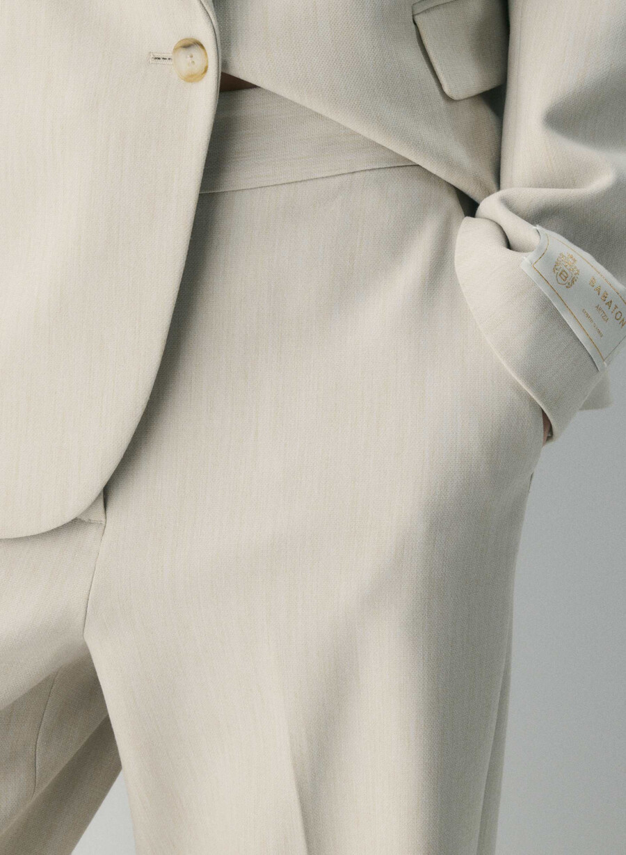 the limitless pant - reessential heather matte pearl