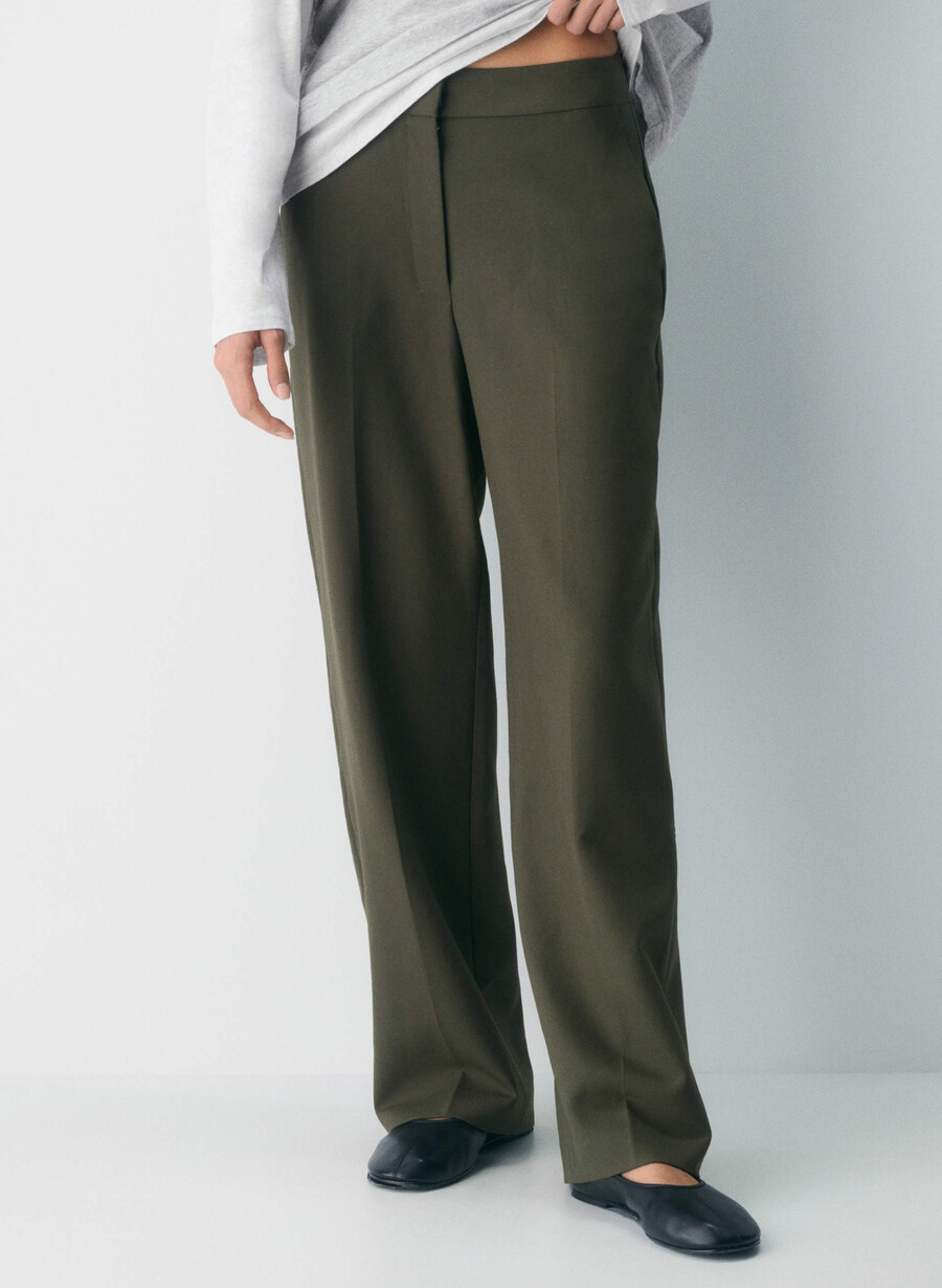 the limitless pant - reessensiell mØrk oliven