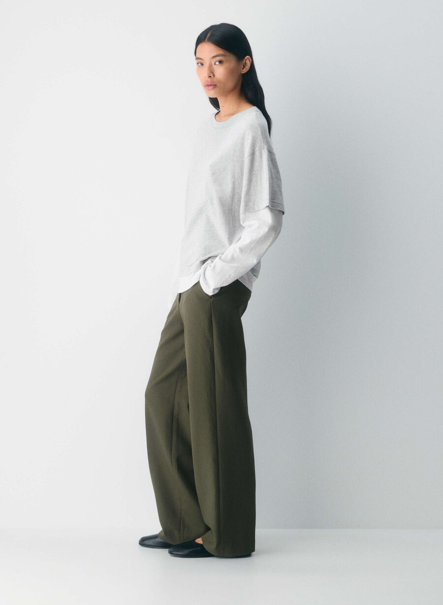 the limitless pant - reessensiell mØrk oliven