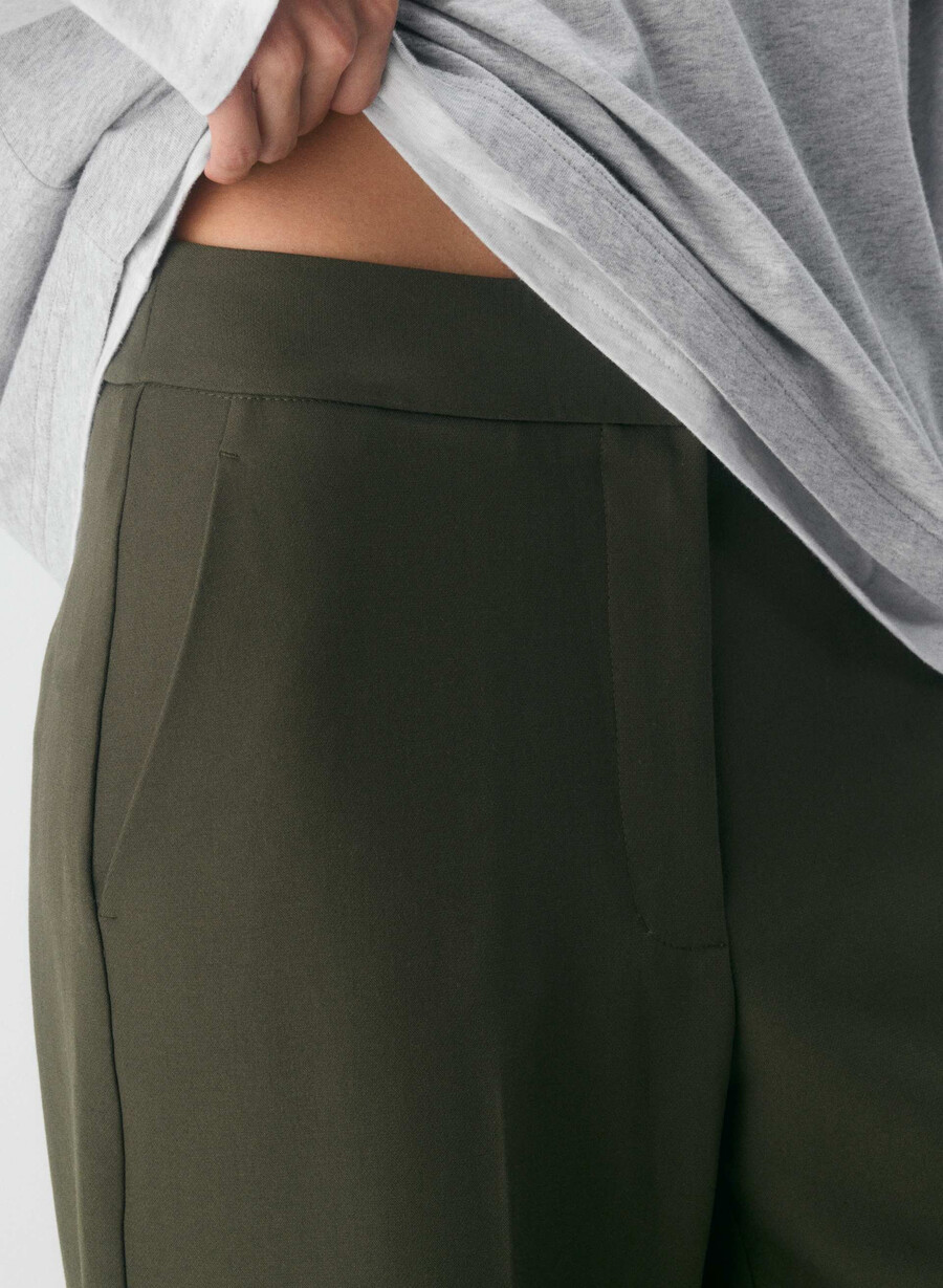 the limitless pant - reessensiell mØrk oliven