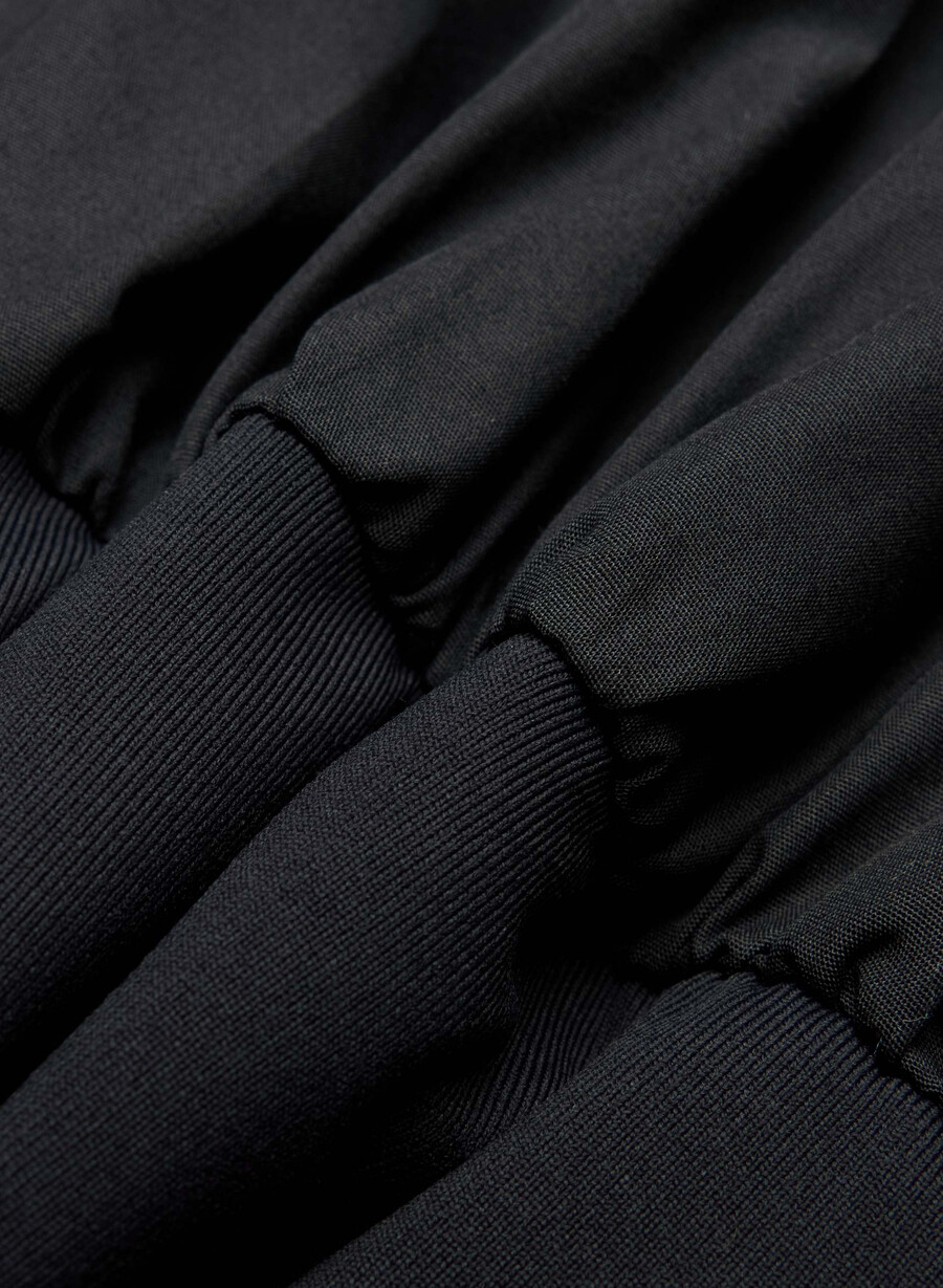 revive poplin kjole svart