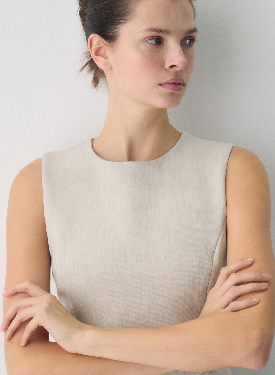 opportunity-kjole - reessential heather matte pearl