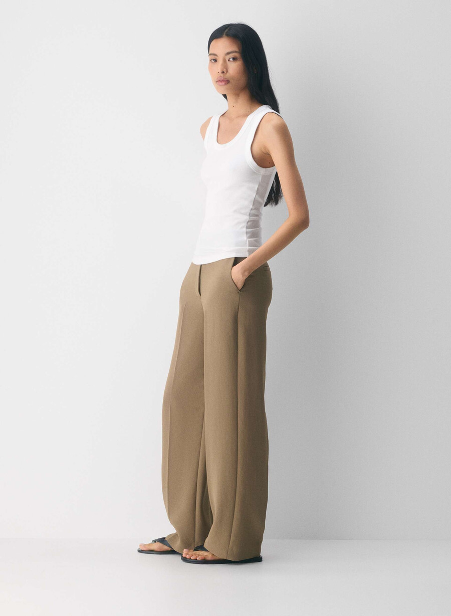the limitless pant – crepette folio brun