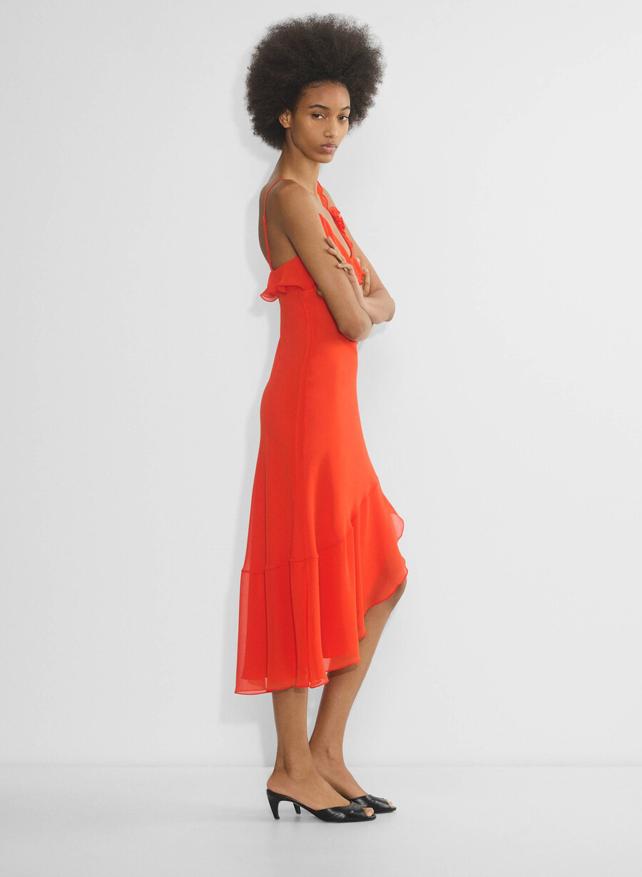 engage-kjole poppy red