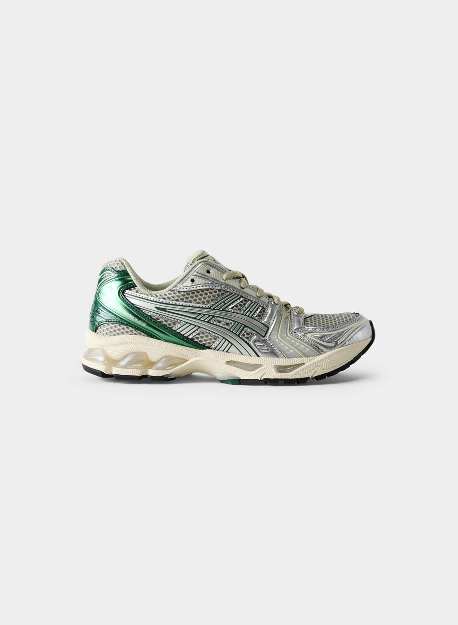 asics gel-kayano 14 dr lf grn pure slvr