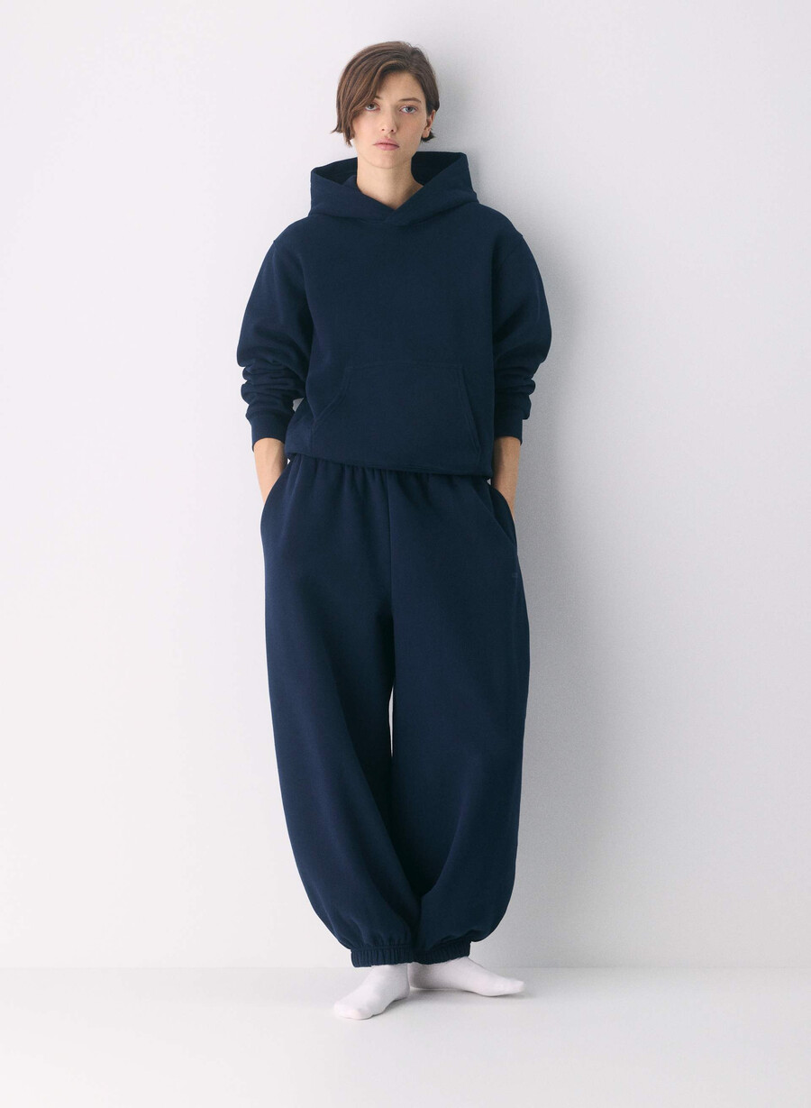 koselig fleece-hettegenser med perfekt passform admiral